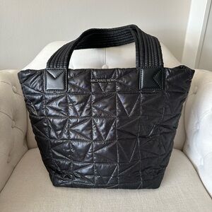 Michael Kors small black Winnie Quilted Tote
